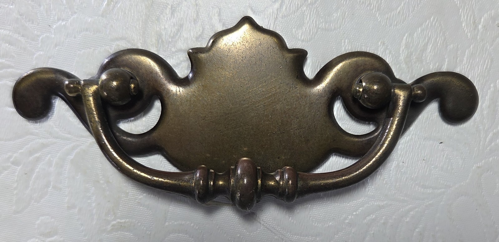 12 – Drawer Drop Bail Pull Handle 2.5″ Centers Brass Plated – Lot of 12 Handles