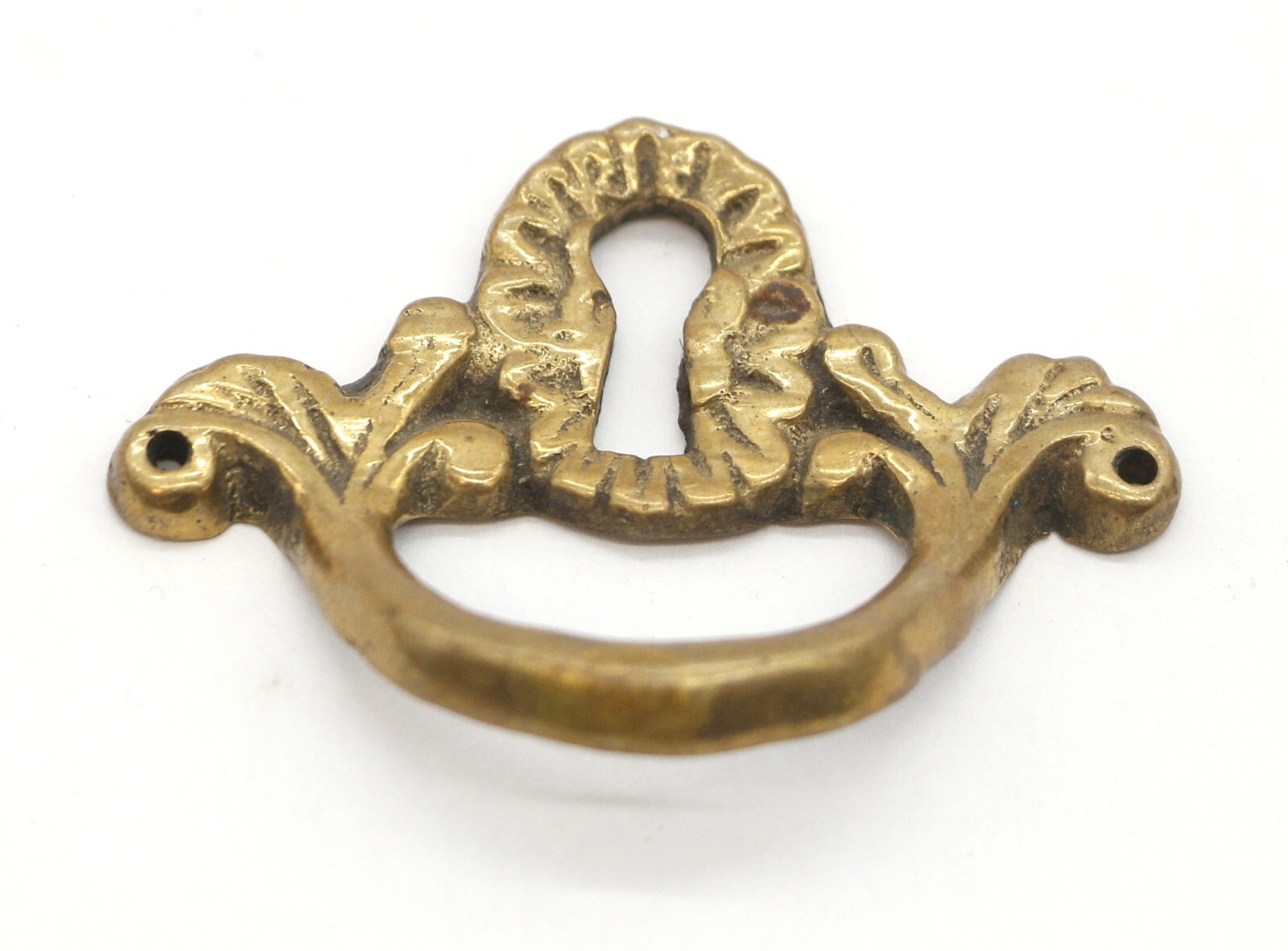Pair of Traditional 2 in. Brass Keyhole Drawer Pulls