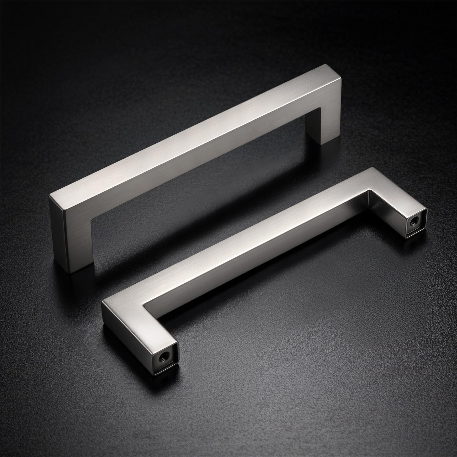 10 Pack 5 Inch Brushed Nickel Cabinet Pulls Stainless Steel Kitchen Cabinet H…