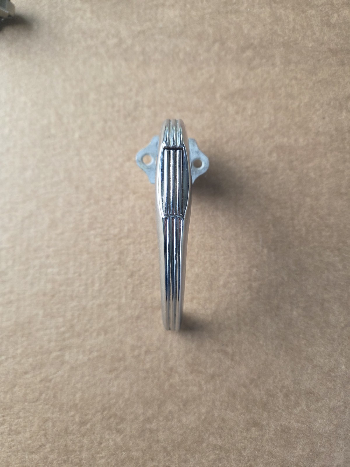 Rare Vintage Chrome Cabinet Pulls Handles Set of 6Hardware Art Deco 1930s – 40s