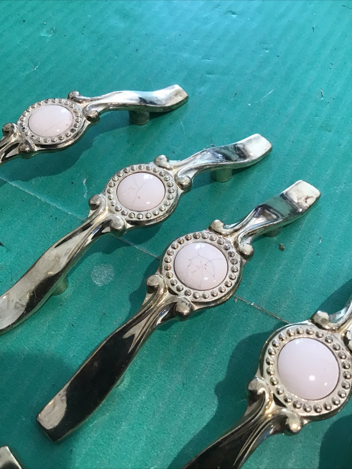 13 vintage Amerock 1978 861 Shabby drawer cabinet Handles Pulls Pull distressed