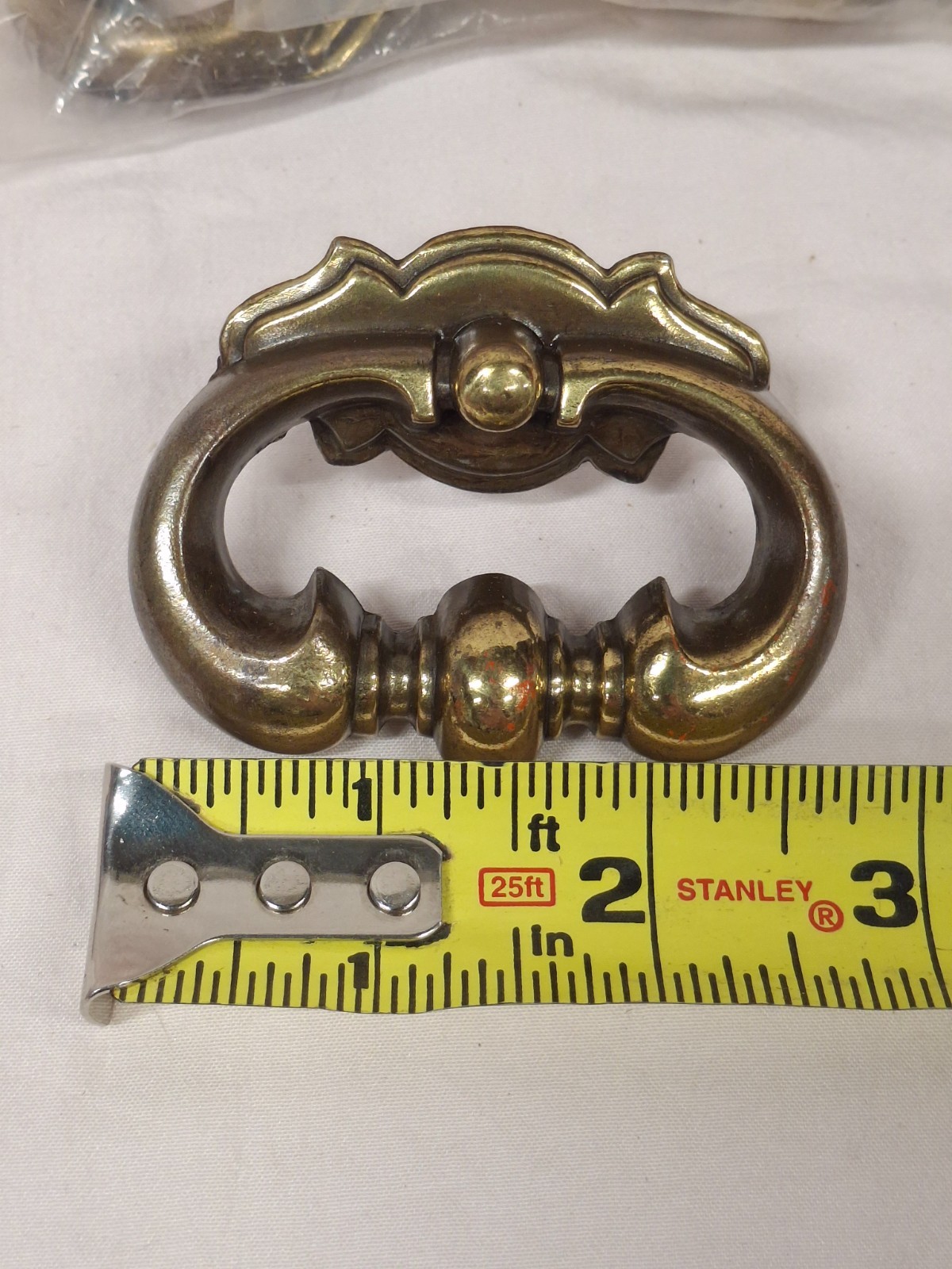 Lot of 4 Amerock BP764-AE Antique English Brass Furniture Knob Handle Cabinet