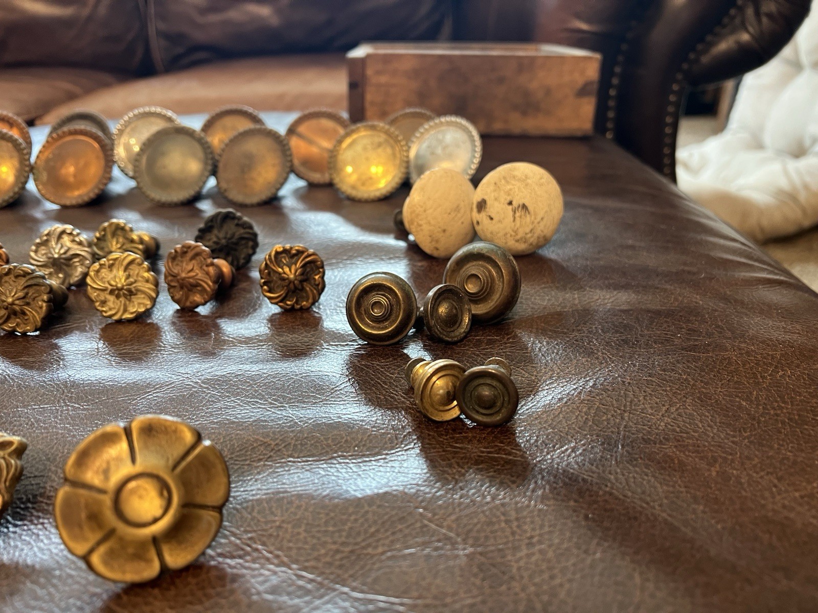 Vintage Brass Drawer Pulls Knobs