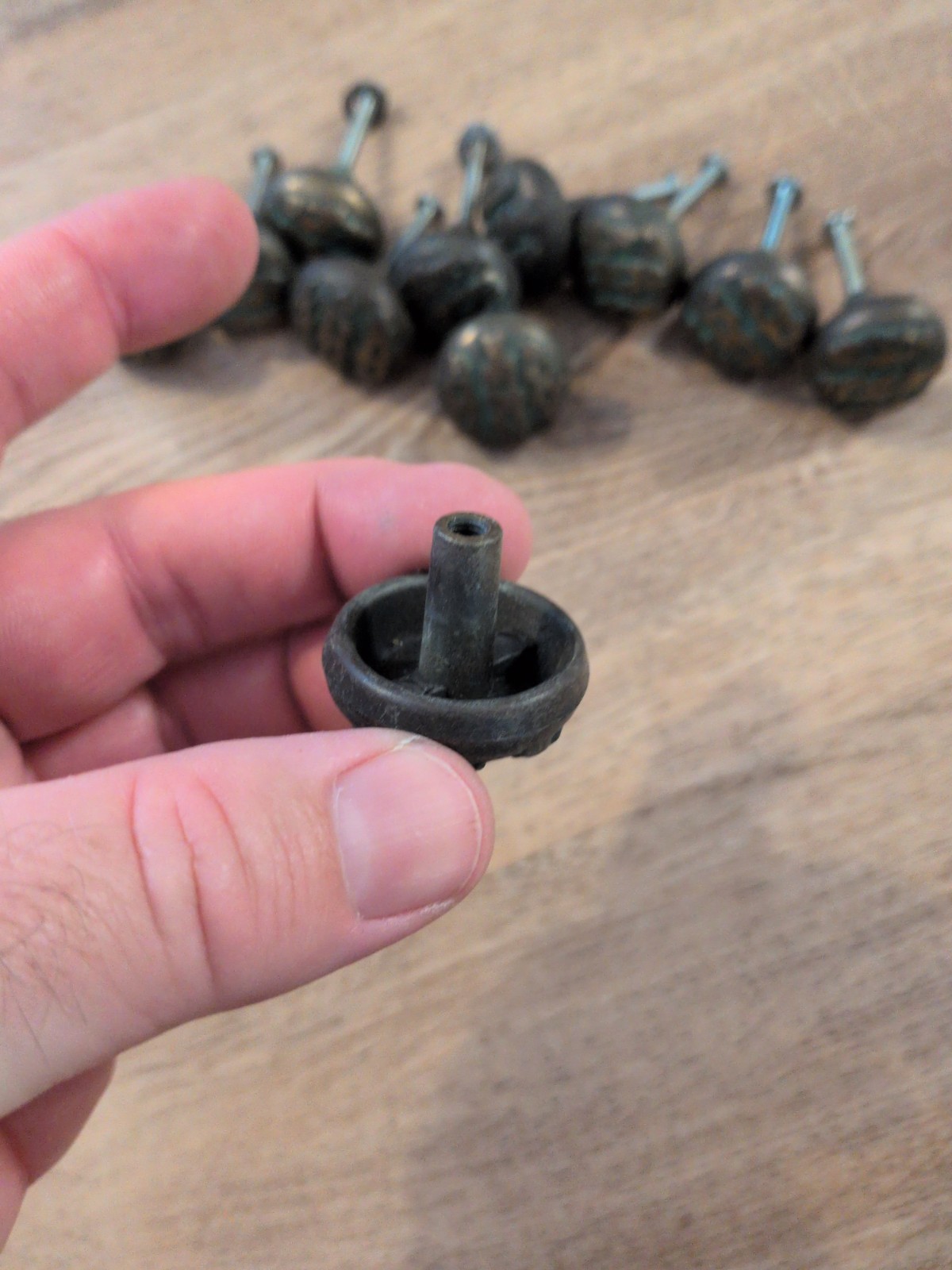 Vintage Brass Pull Knobs Fish Motif Lot Of 11 Southwestern Style
