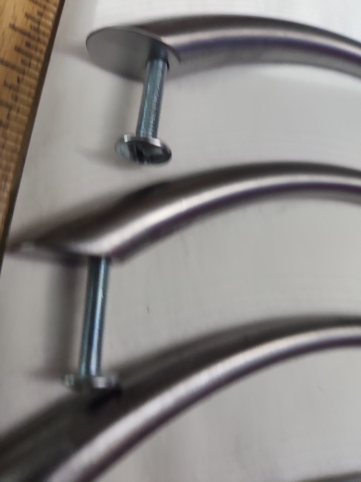 Satin Nickle Large Cupboard Or Drawer Pulls 6″ Modern