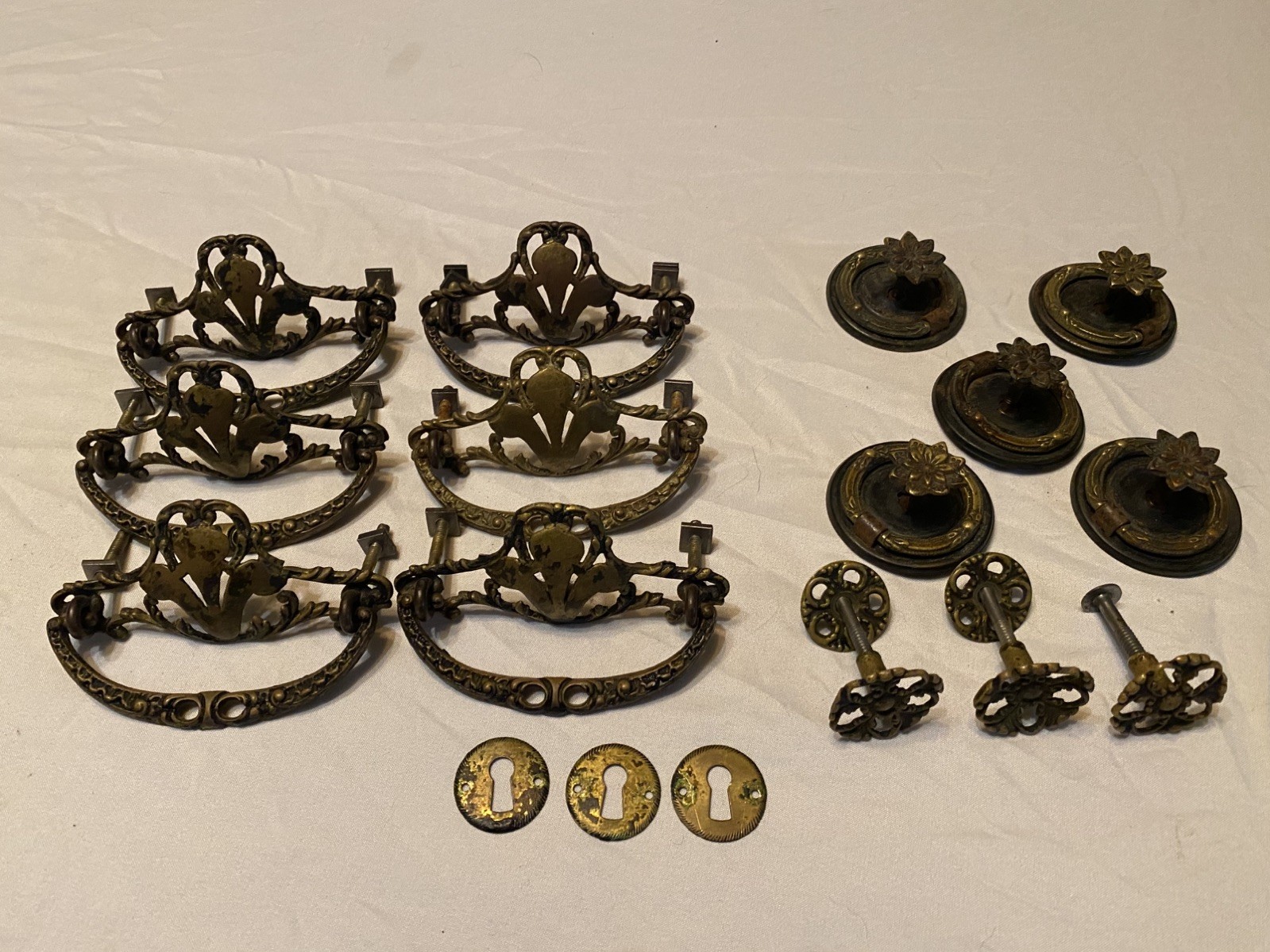 Antique dresser pulls Lot.