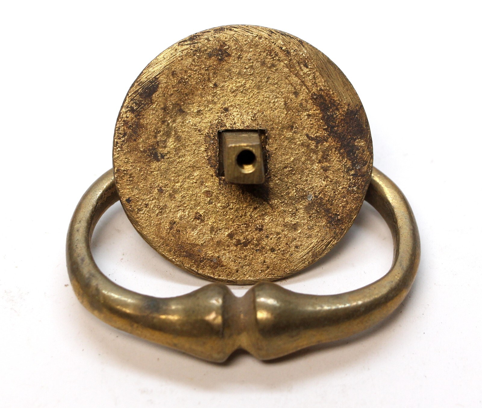 Traditional Solid Brass Circular Back Drawer Ring Pull
