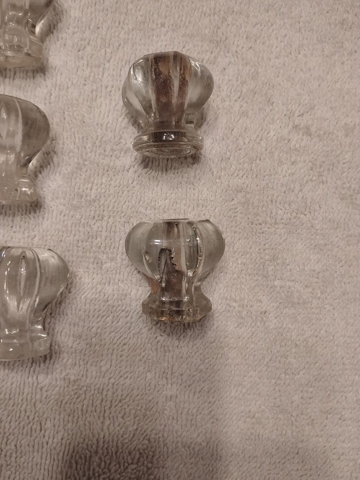 Vintage Art Deco Glass Drawer Pulls And Knobs