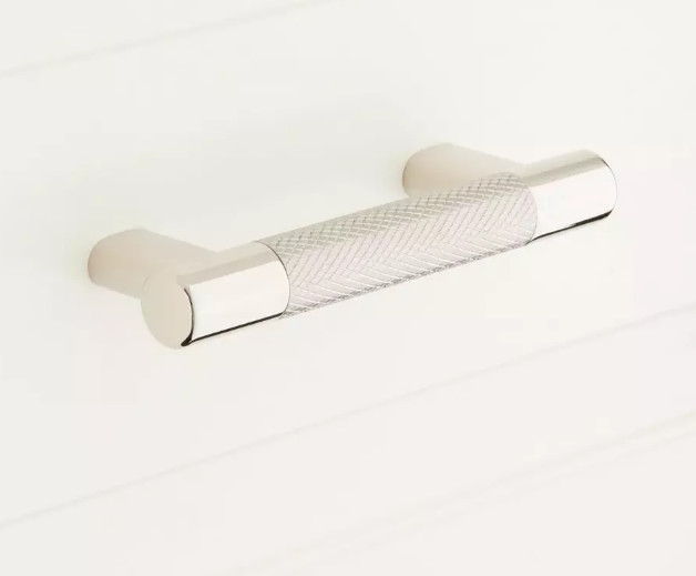 5-1/8″ Jerico Cabinet Pull – Polished Nickel/Stainless Steel