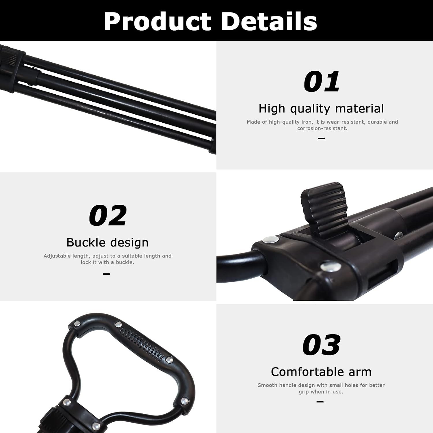 Durable Iron Wagon Pull Handle Replacement