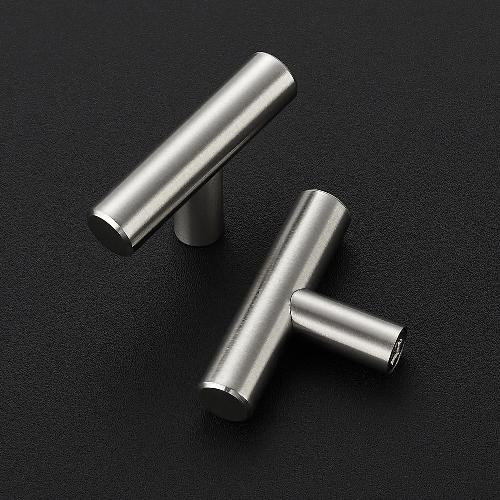 30 Pack Brushed Nickel Cabinet Knobs – Kitchen Silver Pulls for Drawer Stainl…