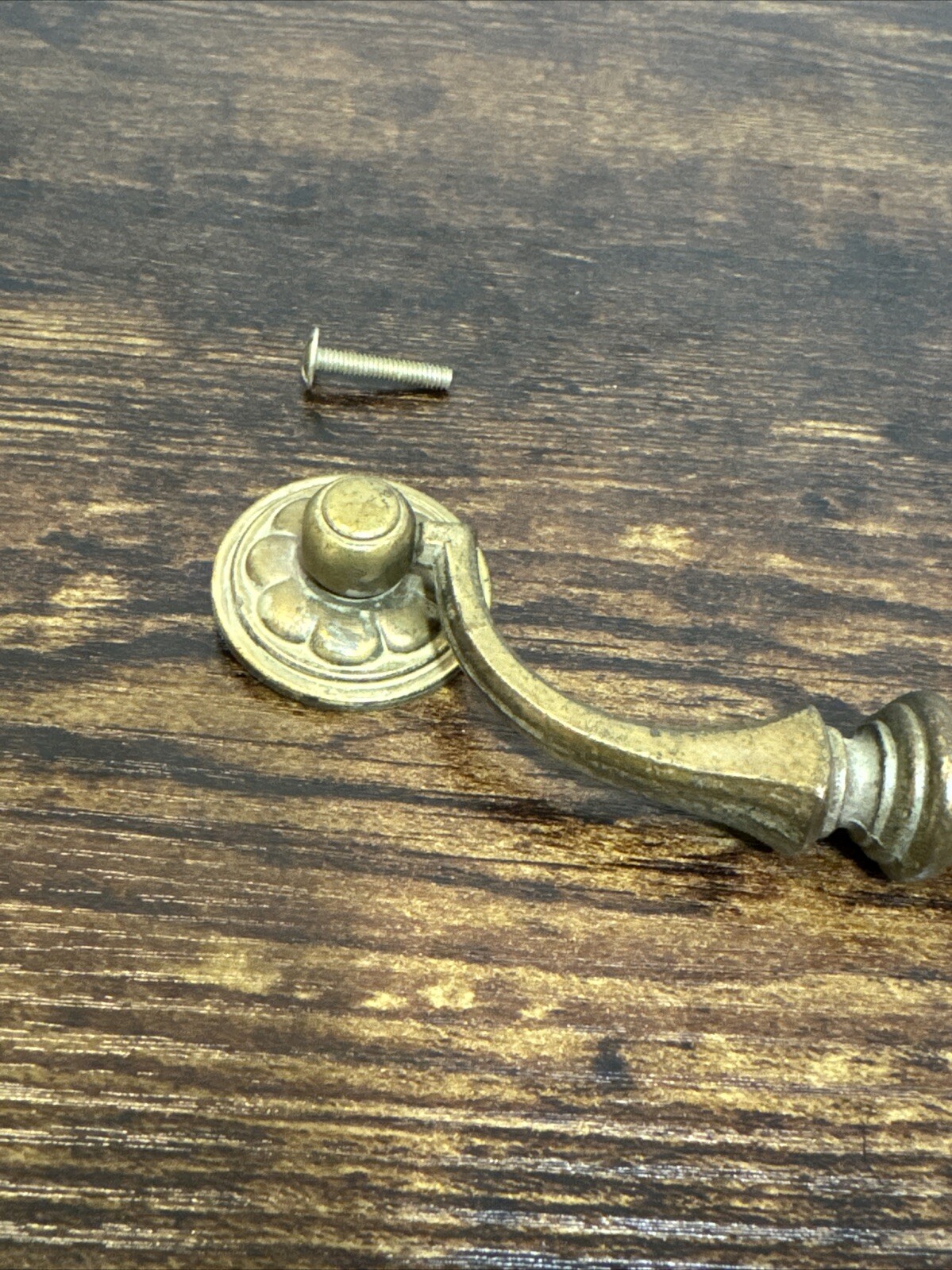 Drexel Esperanto Drawer Pull Tall Dresser Brass Vintage Drop Bail MCM Handle