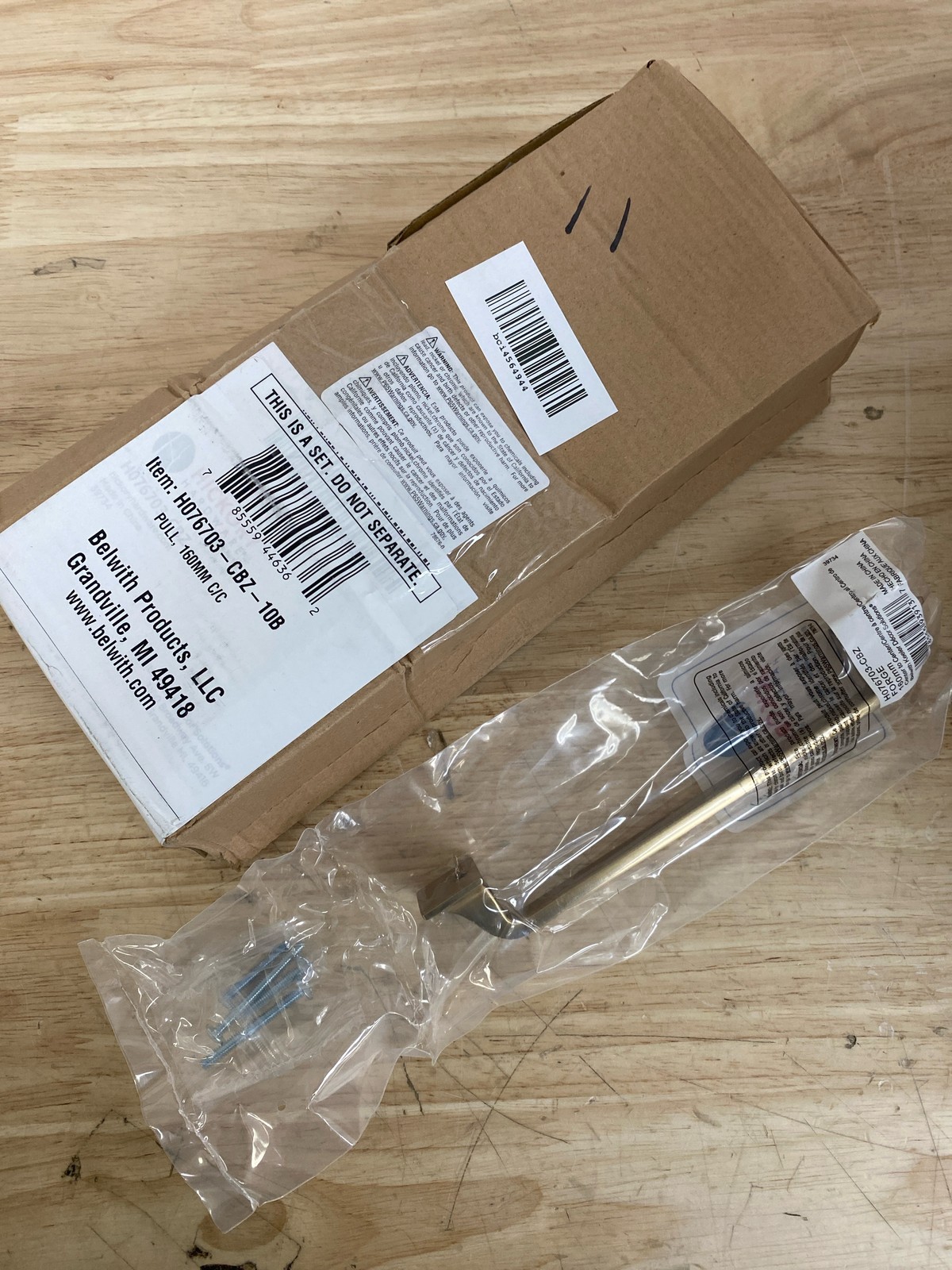 Hickory Hardware H076703-CBZ-10B Forge Pack of 10 Modern Farmhouse Cabinet Handl