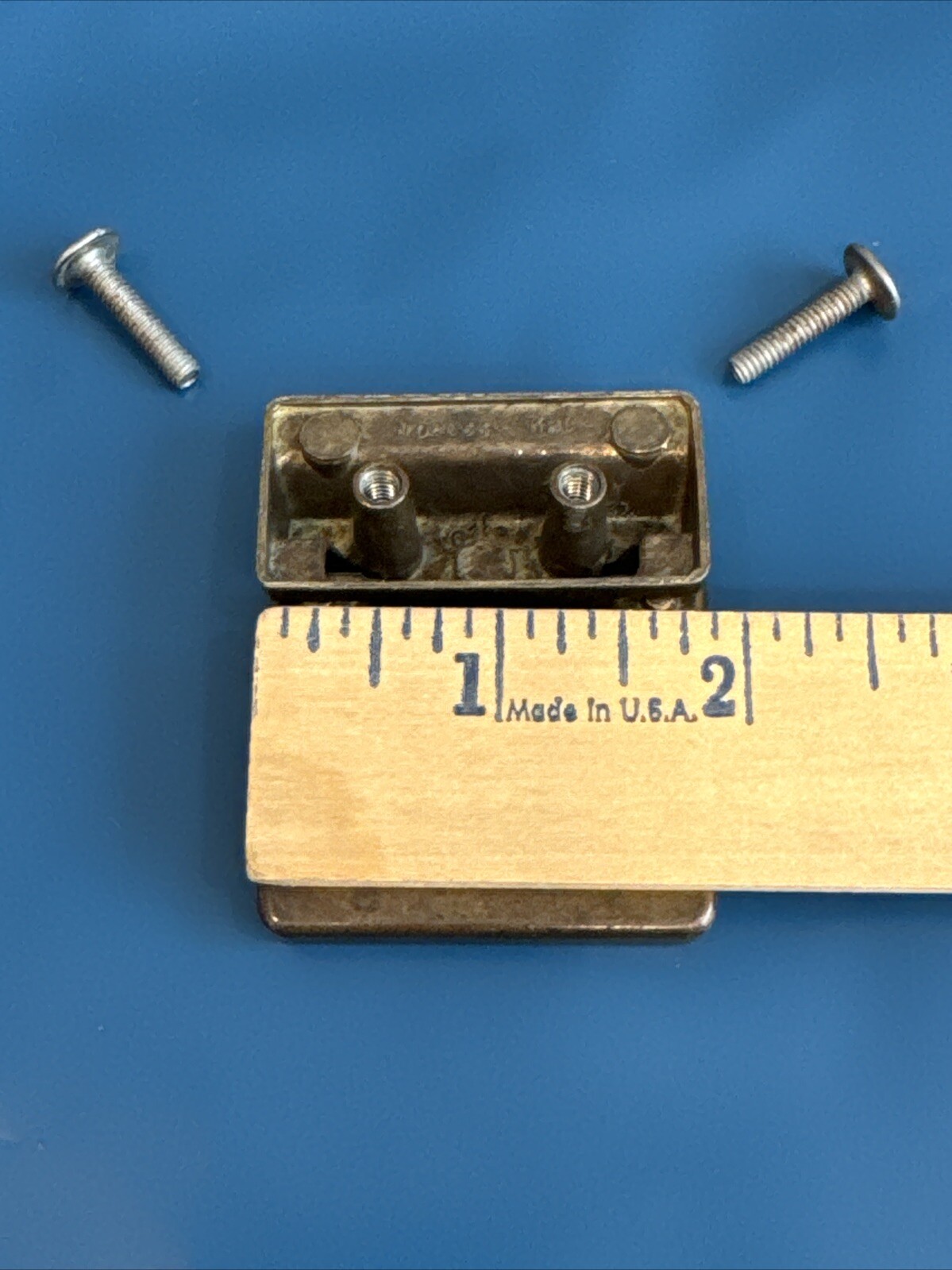Drexel Woodbriar Drawer Pull Square Brass Vintage Bail Dresser Hardware