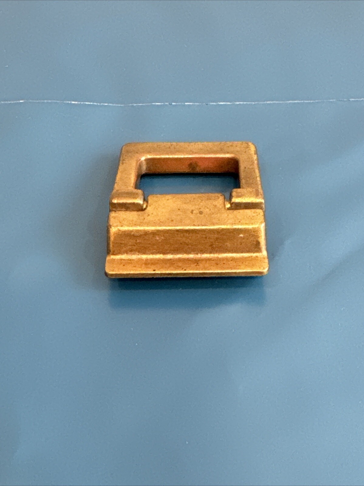 Drexel Woodbriar Drawer Pull Square Brass Vintage Bail Dresser Hardware