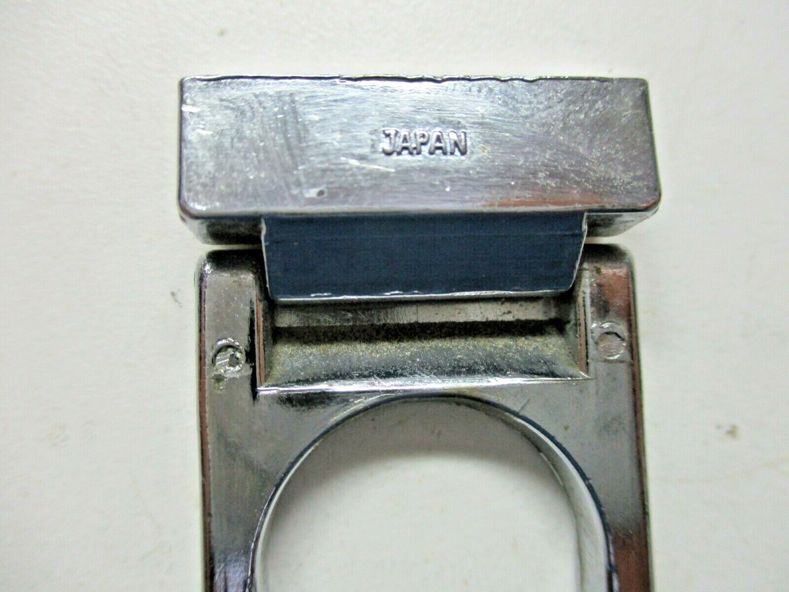Japan 1950s Polished Chrome Drop Pull Handle 5/8″ Centers Vtg MCM Ultra Retro