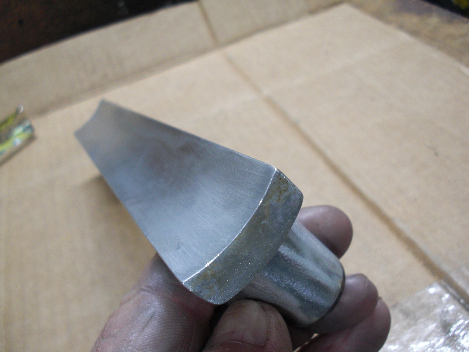 1 vintage large heavy duty 10″ long aluminum pull handles industrial 8″ oc hole