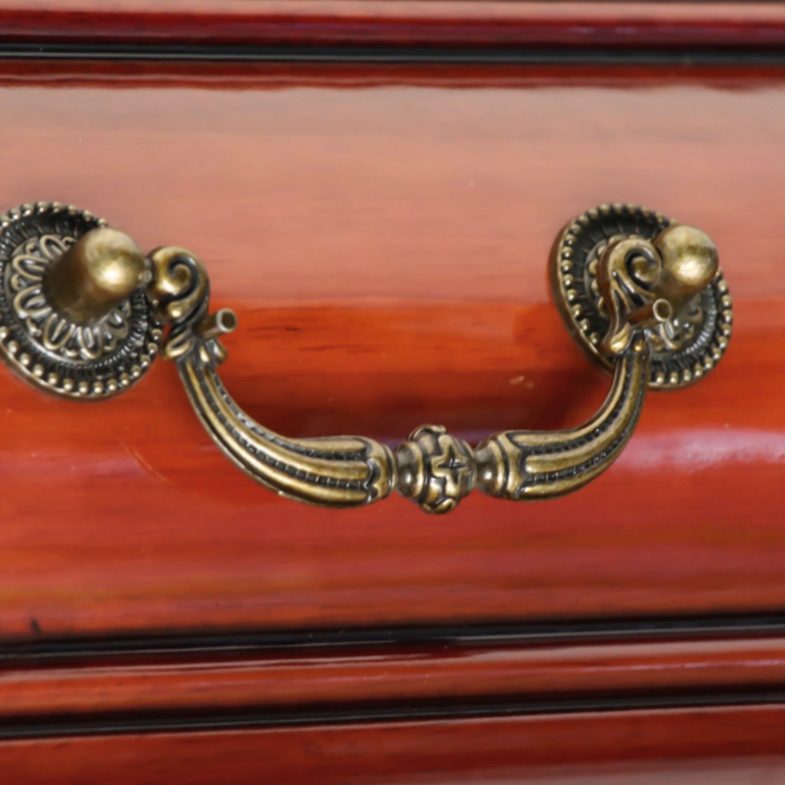 Antique Brass Cabinet Door Drawer Handles 100 mm J8P37274