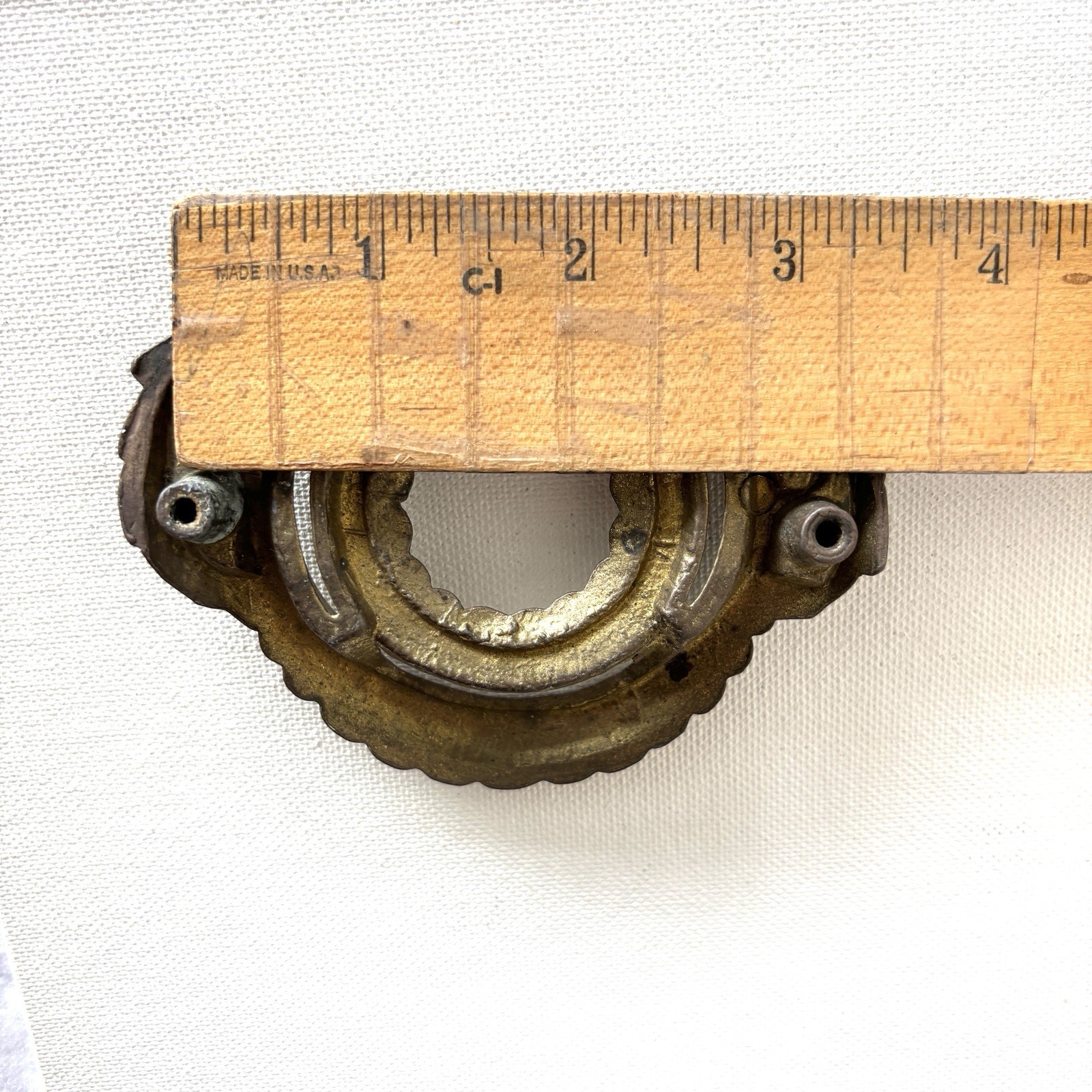 antique drawer pulls ornate 1800’s Victorian furniture door handle hardware 3″