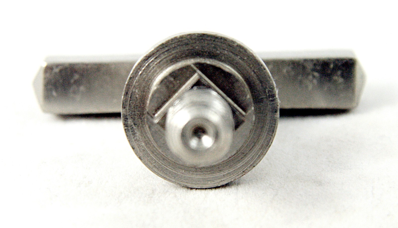 Vintage Modern T Shaped Brushed Nickel Cabinet Drawer Knob