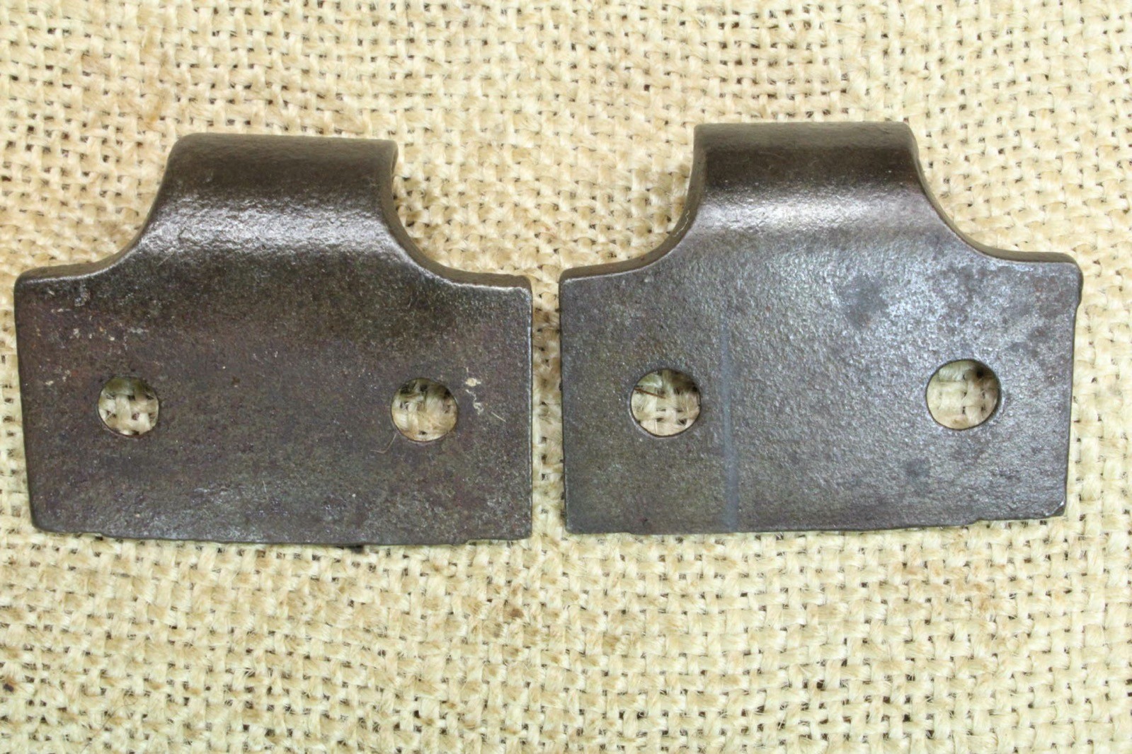 2 Old Window Sash Lifts Pulls Restored Cast Iron Victorian X Ferns Scrolls