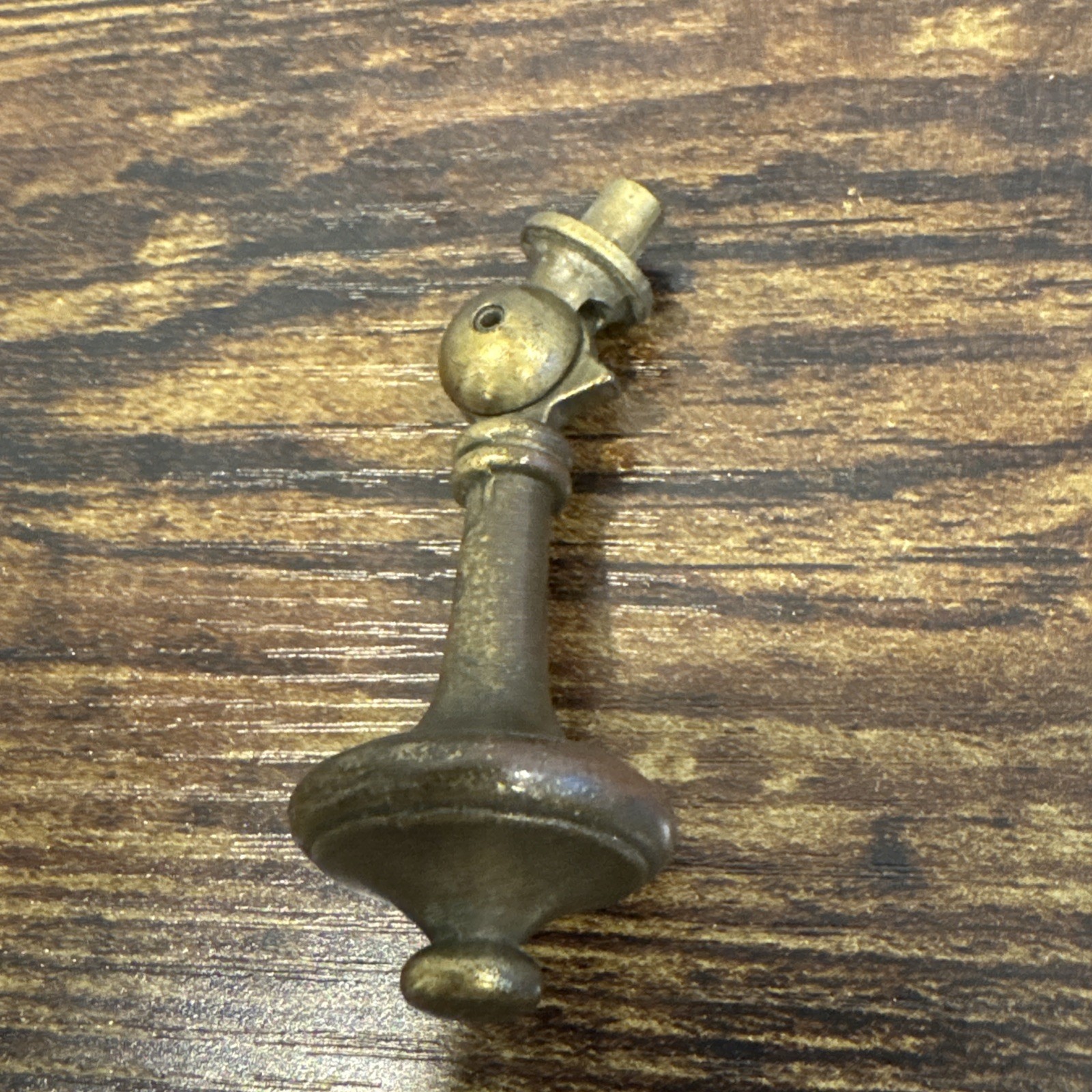 Drexel Esperanto Drawer Pull Teardrop Brass Dresser Handle Backplate Vintage MCM
