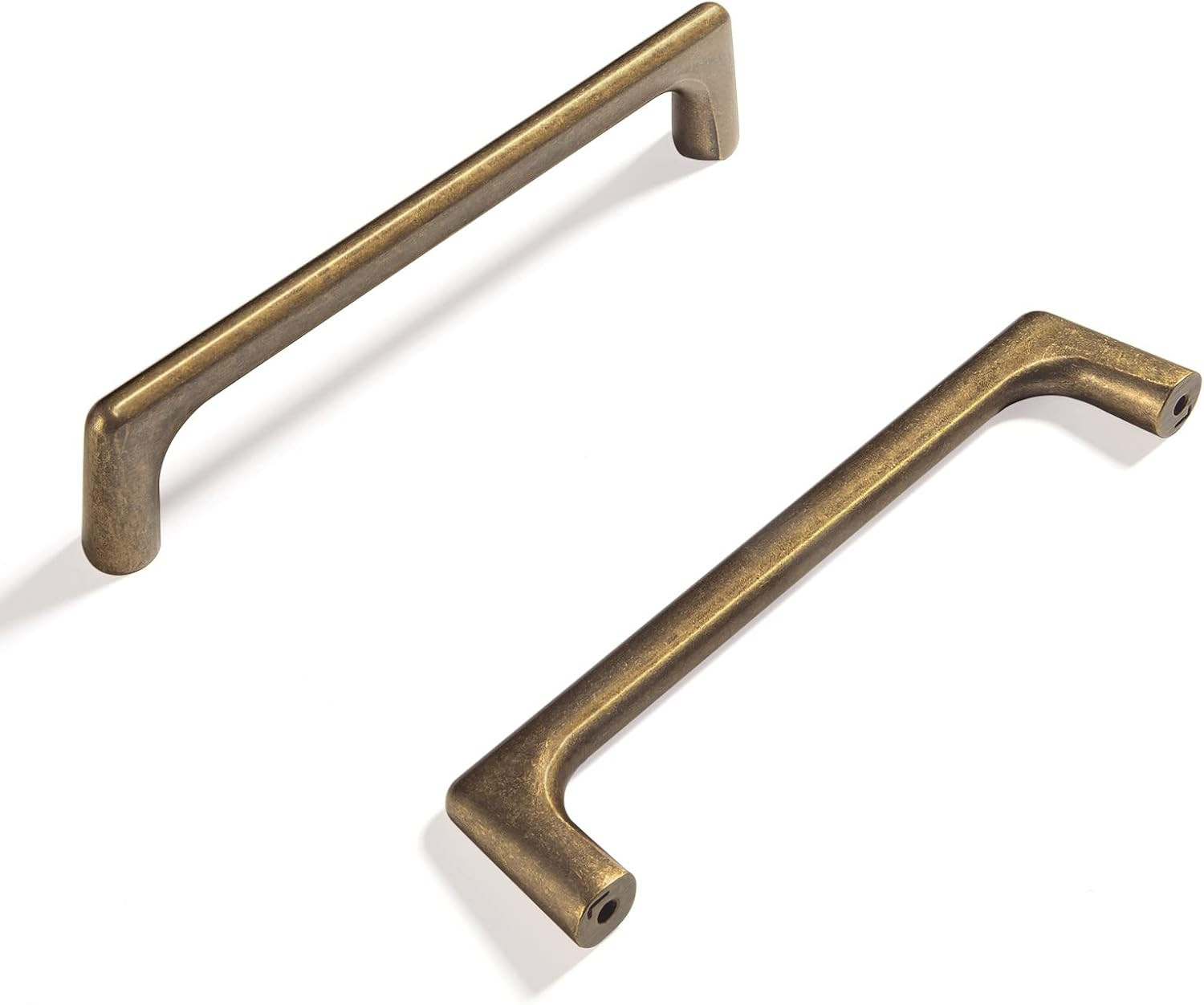 Antique Brass Cabinet Pulls – 12 Retro Zinc Alloy Handles, 3.8″ Centers
