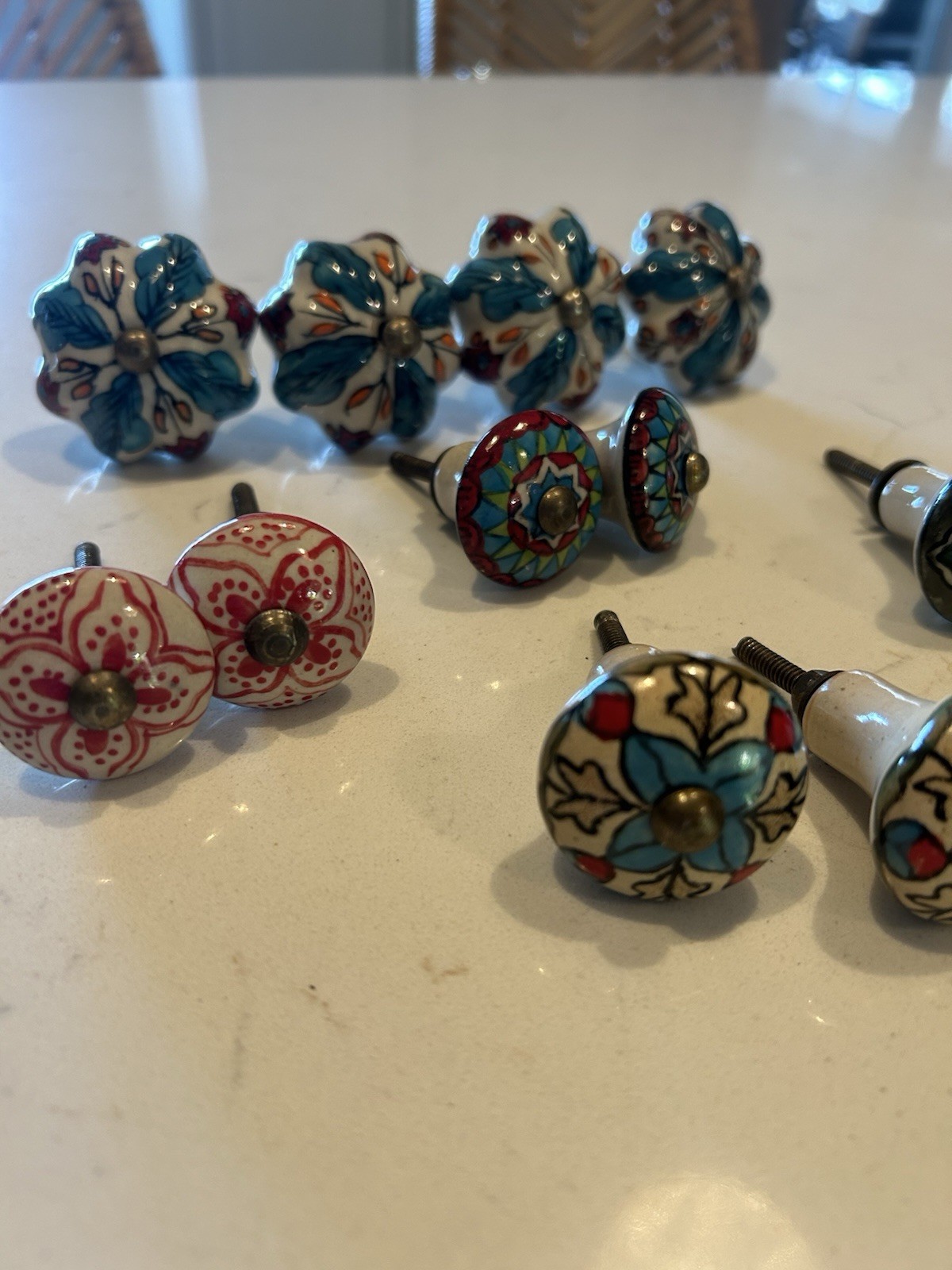 Decorative, Vintage, Floral, Boho Hardware For Drawers And Cabinets Pulls