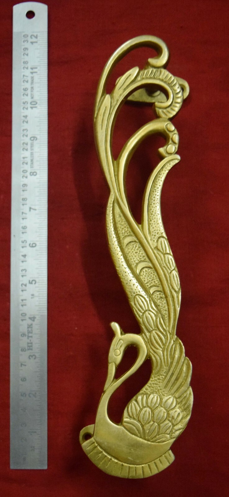 Beautiful Bird Design Door Handle Peacock Handmade Brass Drawer Puller Dec VR247
