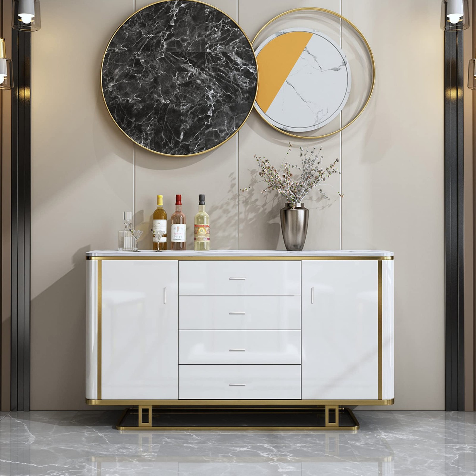 Redunest Cabinet Pulls Brushed Nickel Cabinet Handles Square Drawer Pulls 5