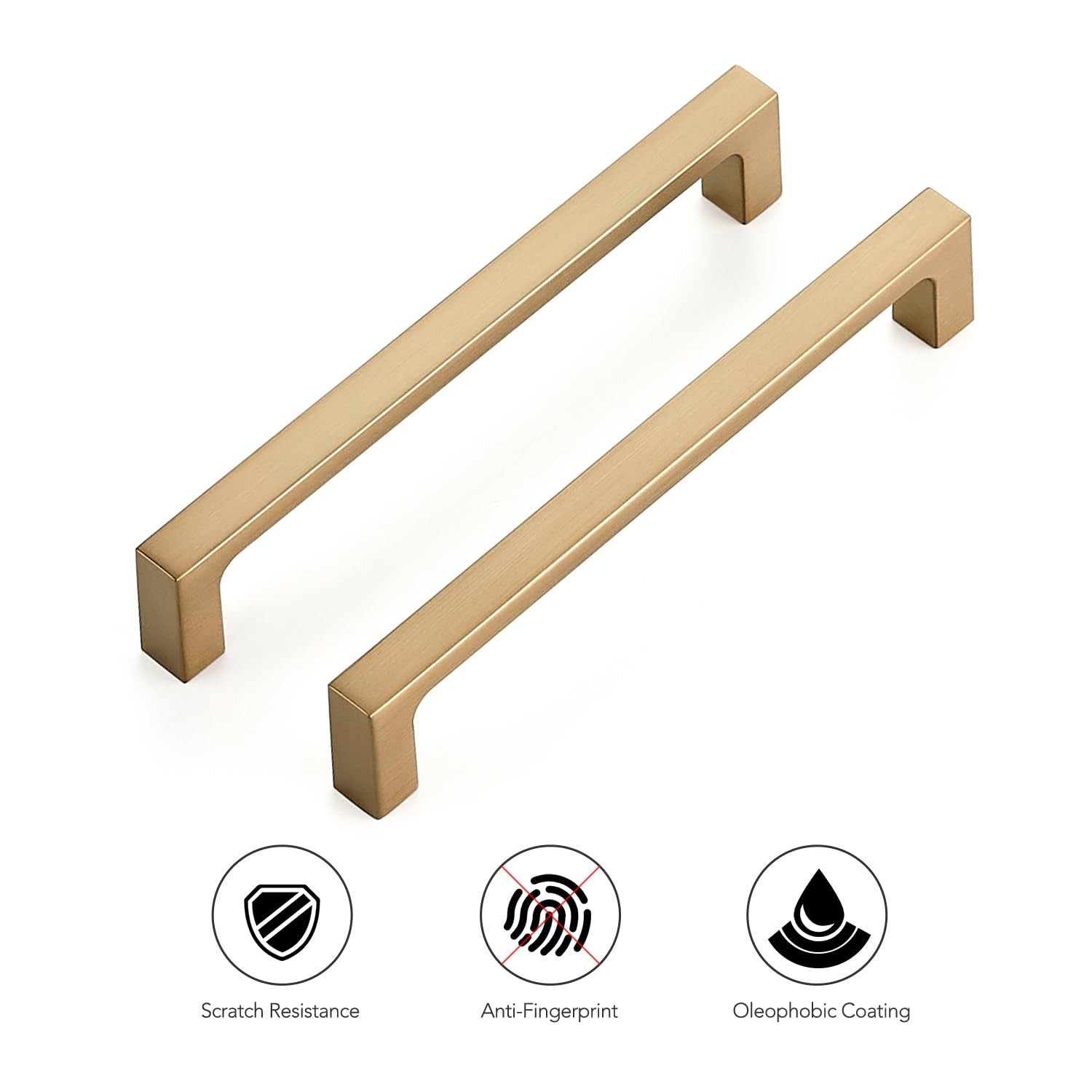 Ravinte 5 Pack Solid 5 Inch Square – Pulls For Drawers And