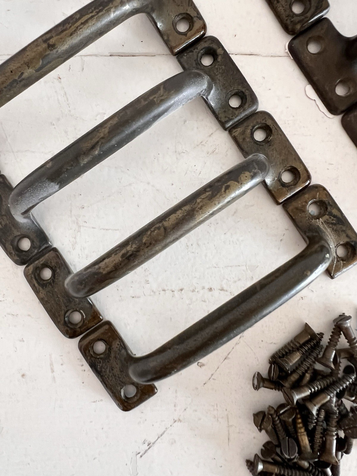 12 Antique Vintage Sash Window Bar Lifts Cast Iron Drawer Pulls