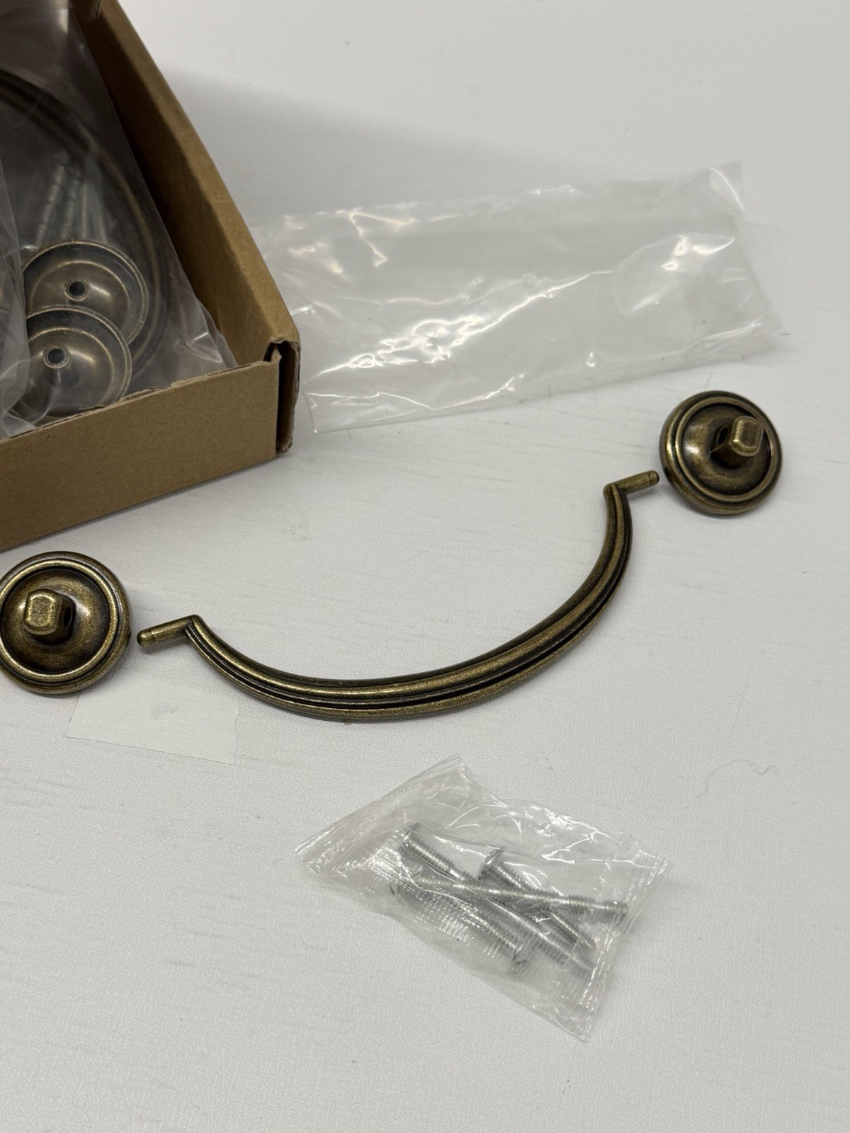 10-Pack 4.75″ C-C Bail Drawer Pull Knob Vintage Style