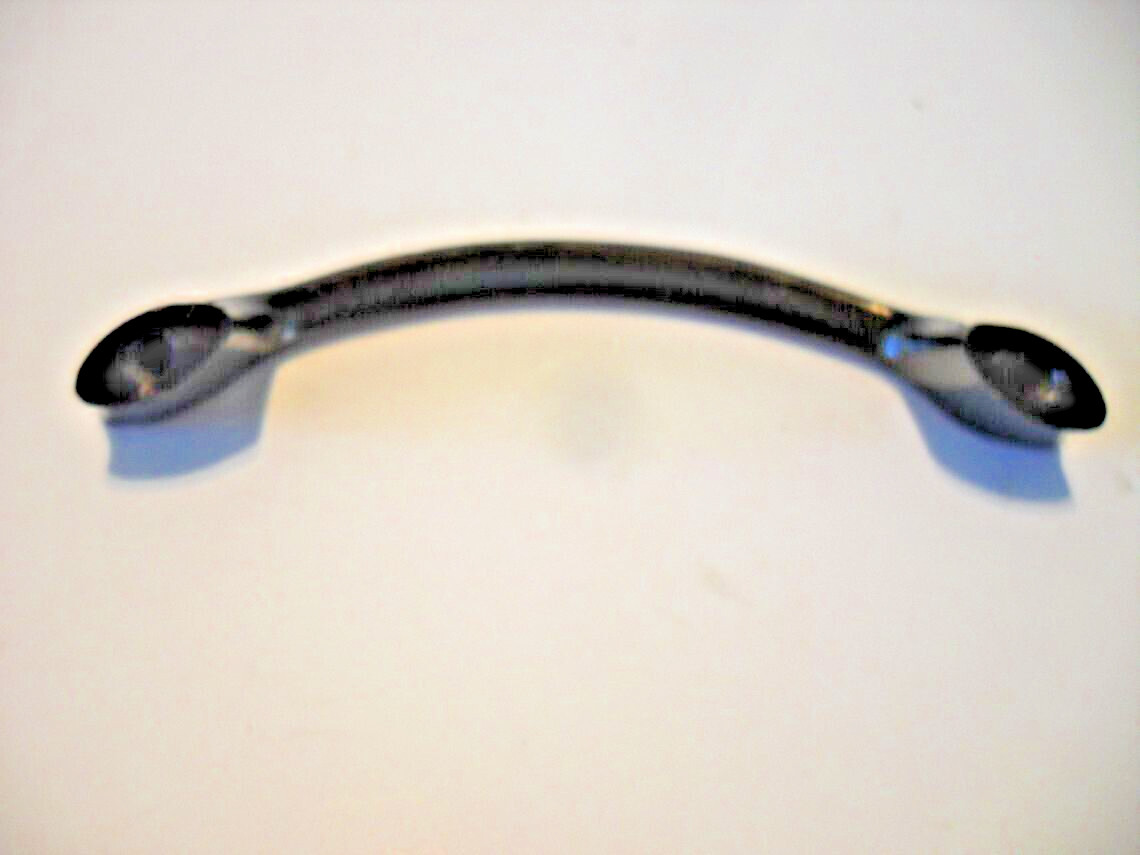 Vintage Nos Copper Flash Curved Drawer Pull Cabinet Door Handle Ajax