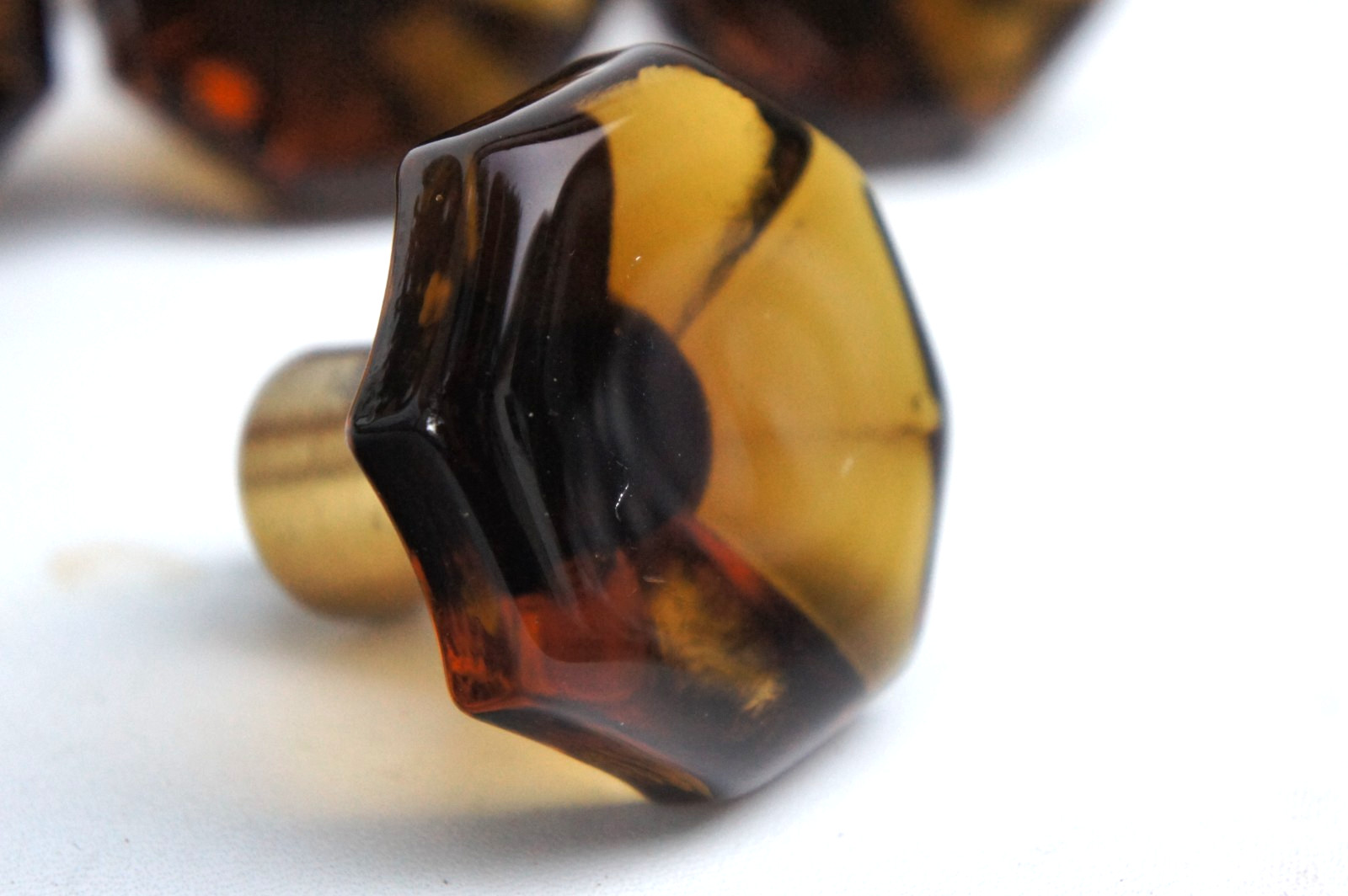 Verrina Large Glass Drawer Pulls Knobs Made in Sweden