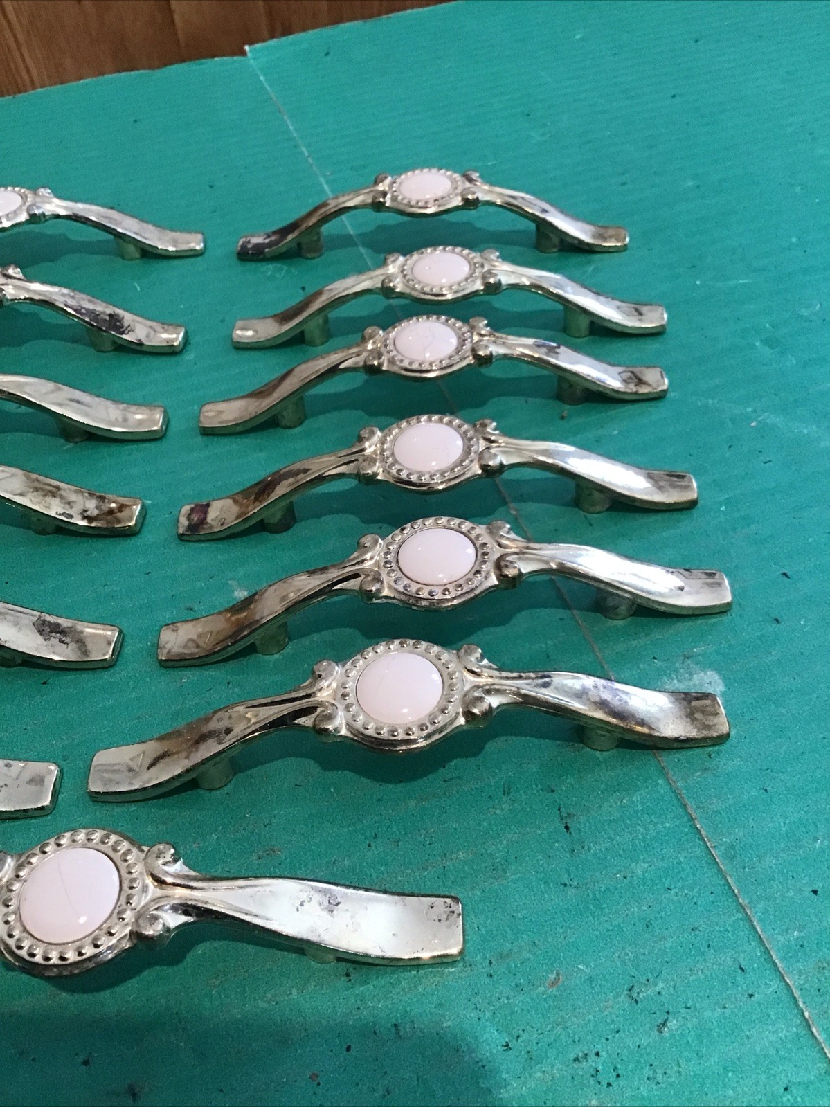 13 vintage Amerock 1978 861 Shabby drawer cabinet Handles Pulls Pull distressed