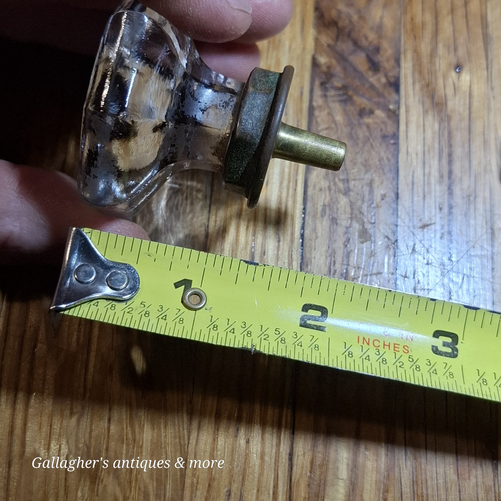 Antique Glass Knob Handle Drawer Cabinet Lot Of 4 Pat Oct 1901