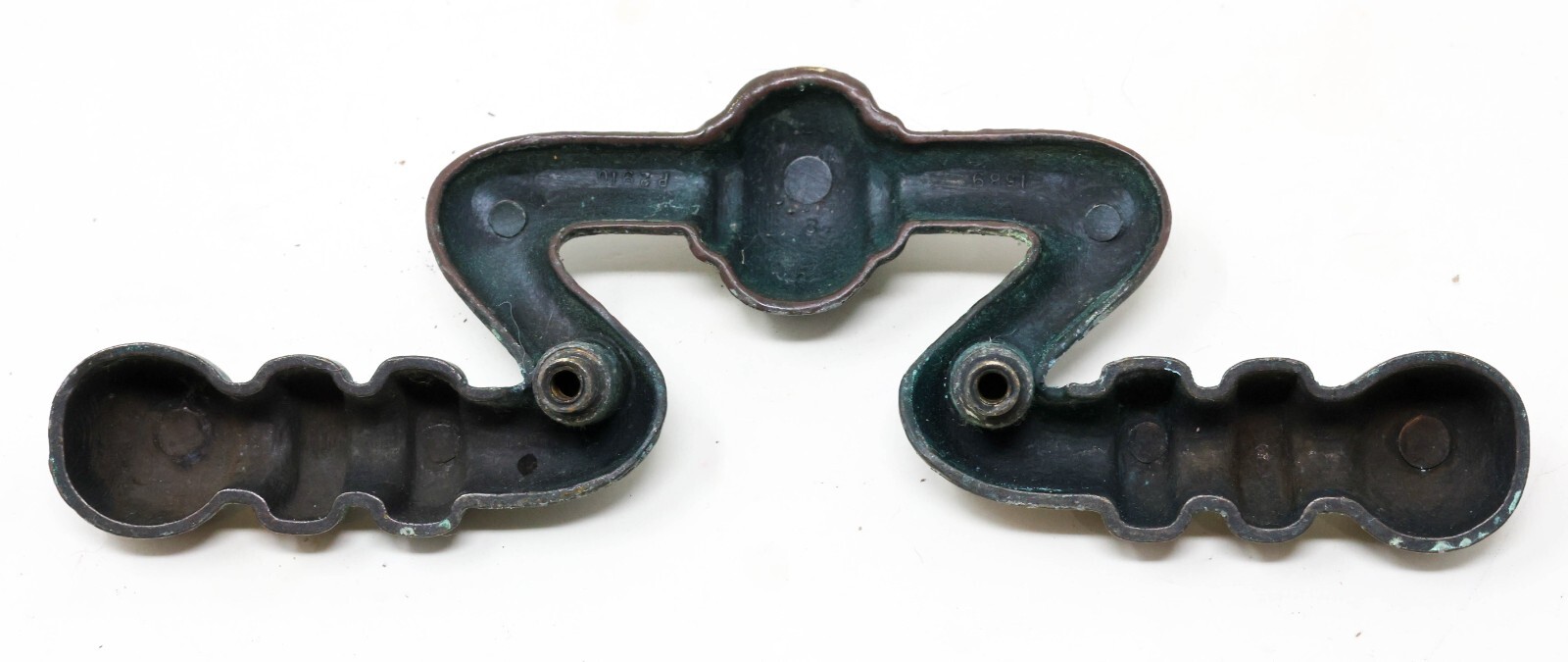 Antique Matching Set of Four (4) Drawer Pulls Handles 7″ Long 2″ CTC #1589 P2910
