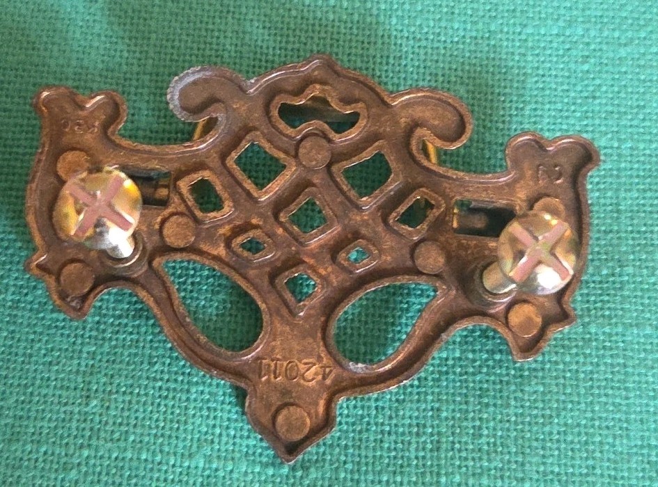 Keeler Brass Co. KBC Drawer Handles Pulls Chippendale Batwing Lot of 2 SEE