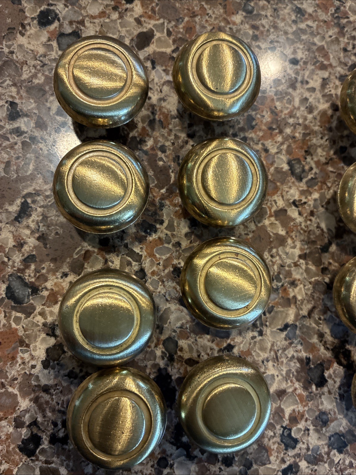 Lot of 20 Keeler Brass Co KBC 43834 Brass Drawer Pulls Handles Knobs Vintage