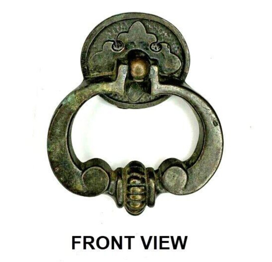 LOT of 5 Vintage Antique Bronze Tone DRAWER PULLS/HANDLES