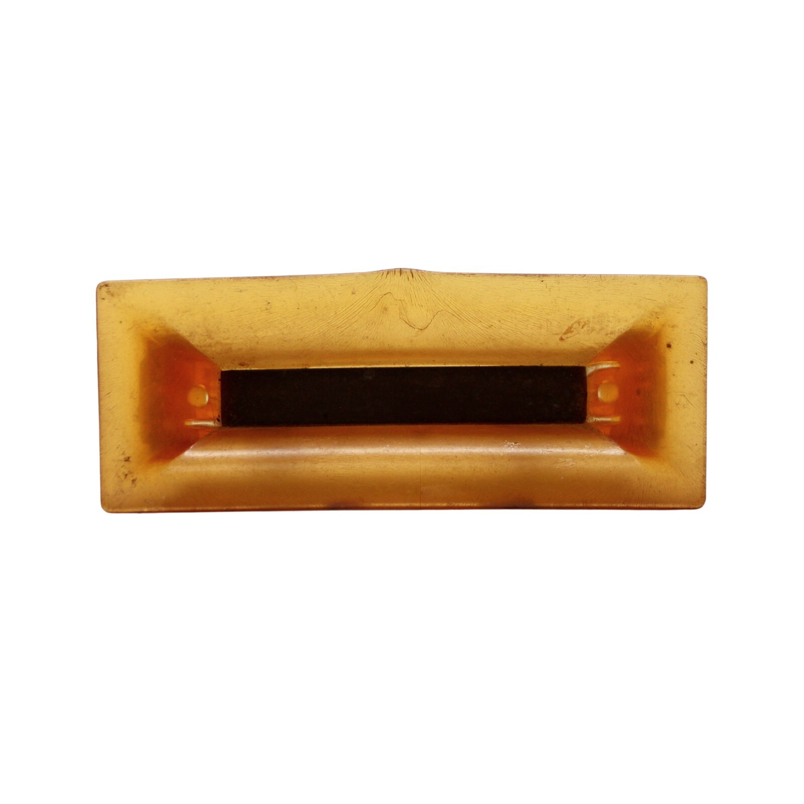 Vintage 4 in. Mid Century Plastic Orange Drawer Pull