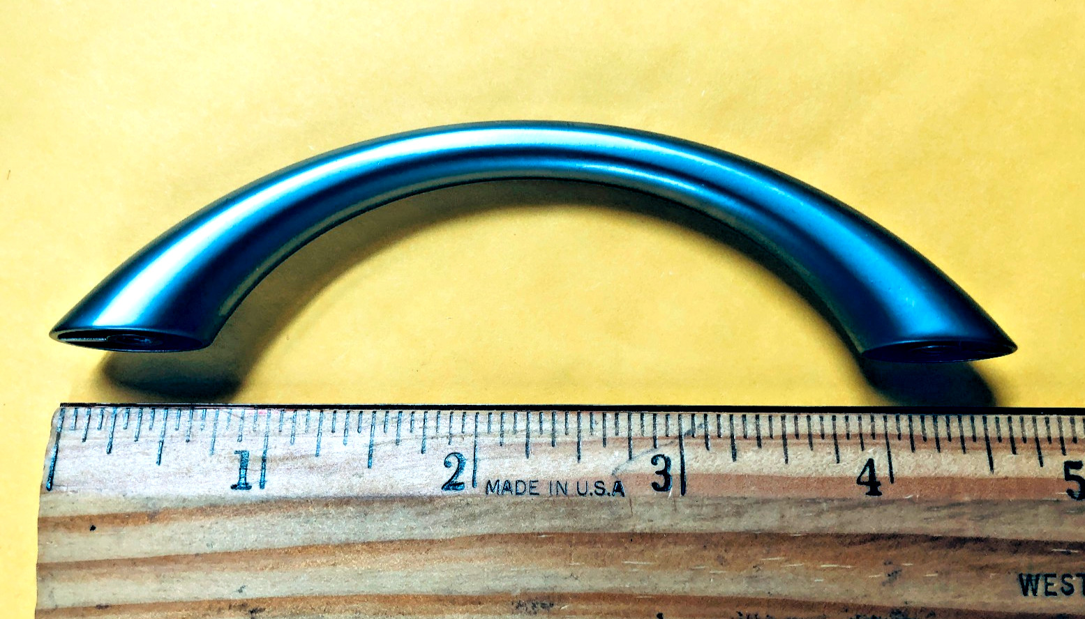4 x Arc-shaped Brushed Nickel Coating Color Metal Drawer Pull Dresser Cabinet