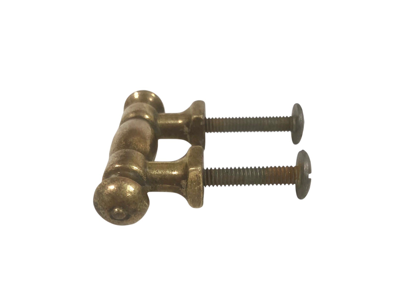 Vintage Drexel Esperanto MCM Dresser Brass Gold Door Pulls Set Of 2 W/ Screws