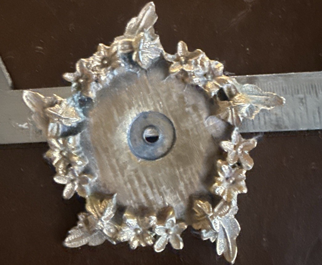 Vintage 4 Florenta of California Drawer Pull Back Plate Hollywood Regency Parts