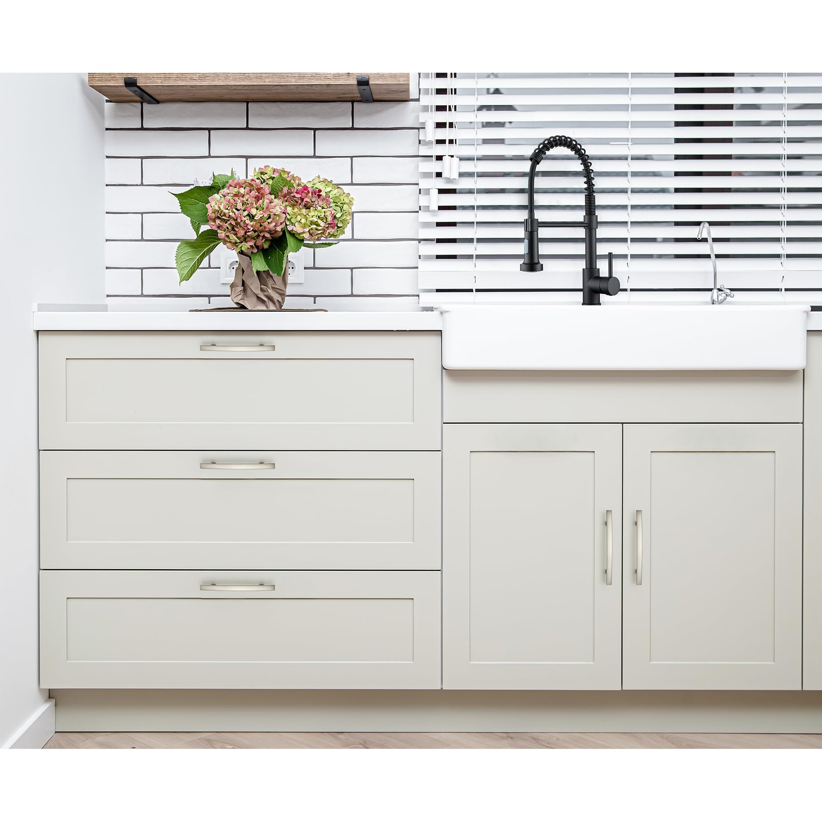 Ravinte 20 Pack Cabinet Handles Brushed Nickel Cabinet Pulls Kitchen Cabinet