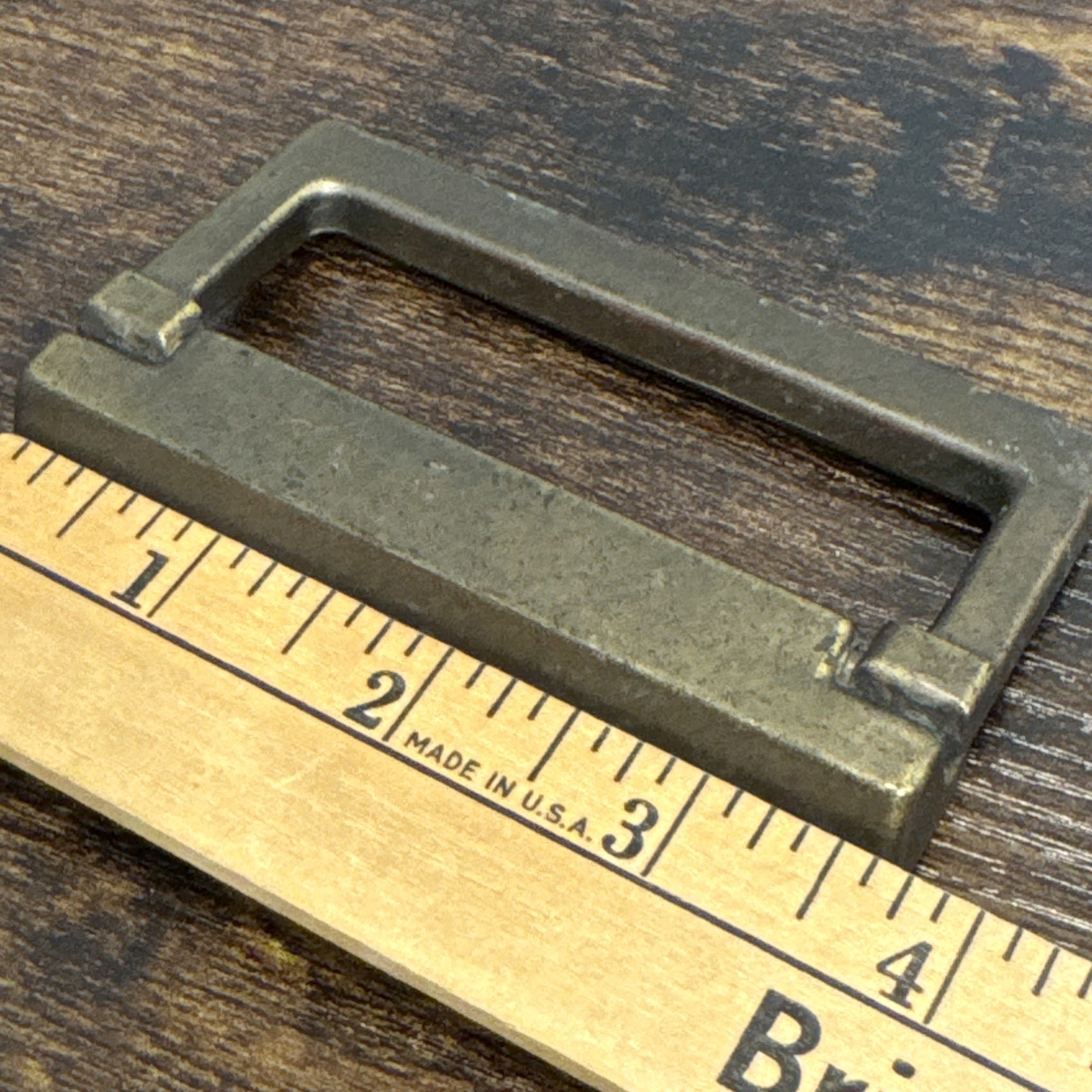 Drexel Woodbriar Drawer Pull Rectangle Brass Vintage Bail Dresser Hardware
