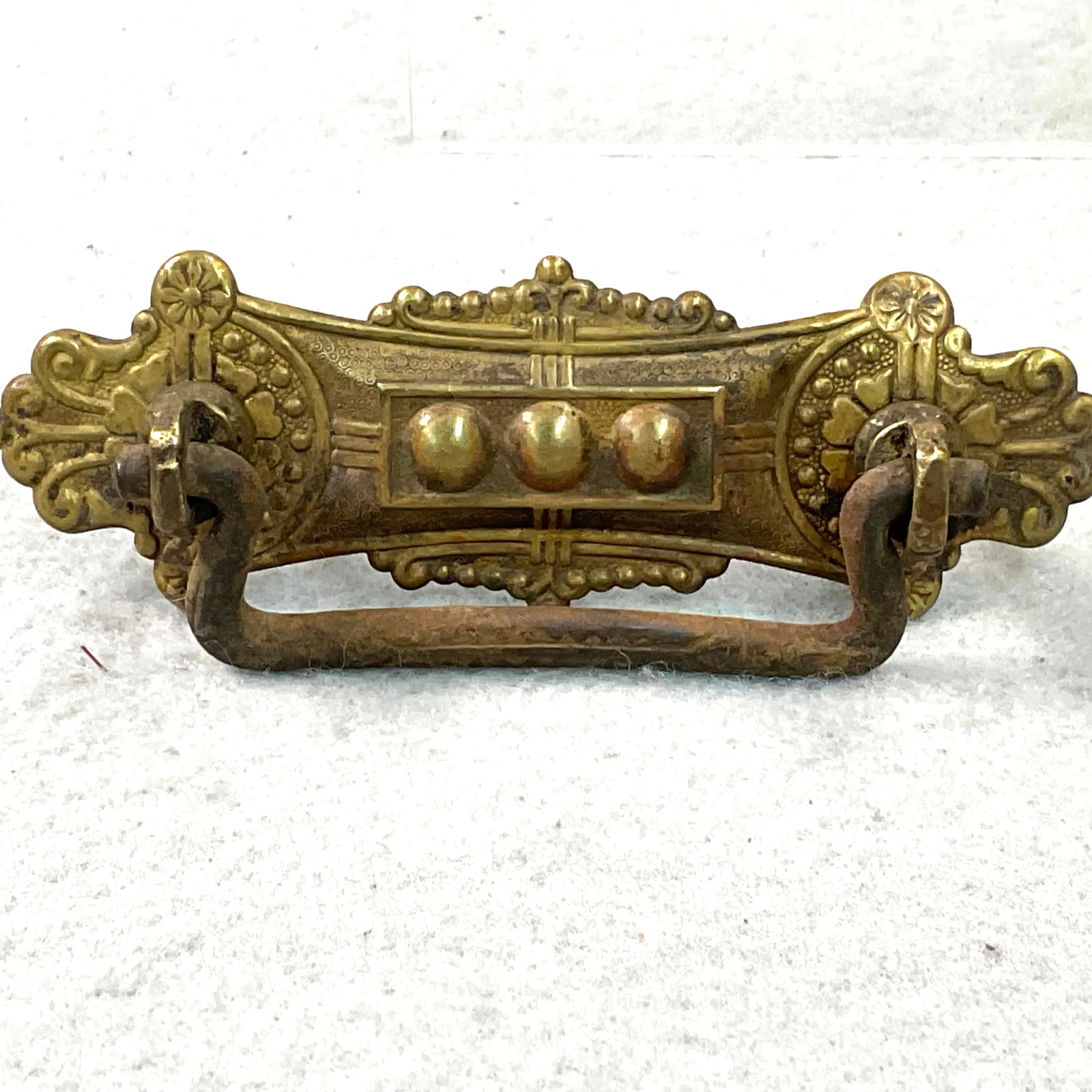 Vintage Brass Ornate Victorian Style Drawer Pulls Handles 3 Various Designs