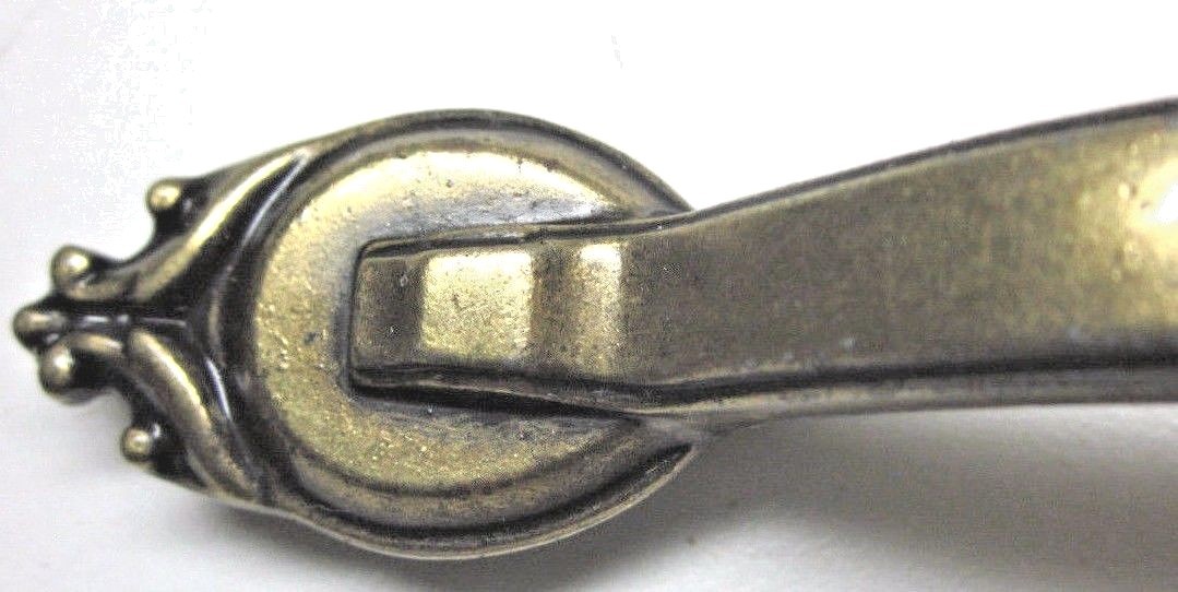 Amerock 735 Drawer Pull Handle Dark Aged Brass 3″ Centers Mid Century 1 Vtg MCM