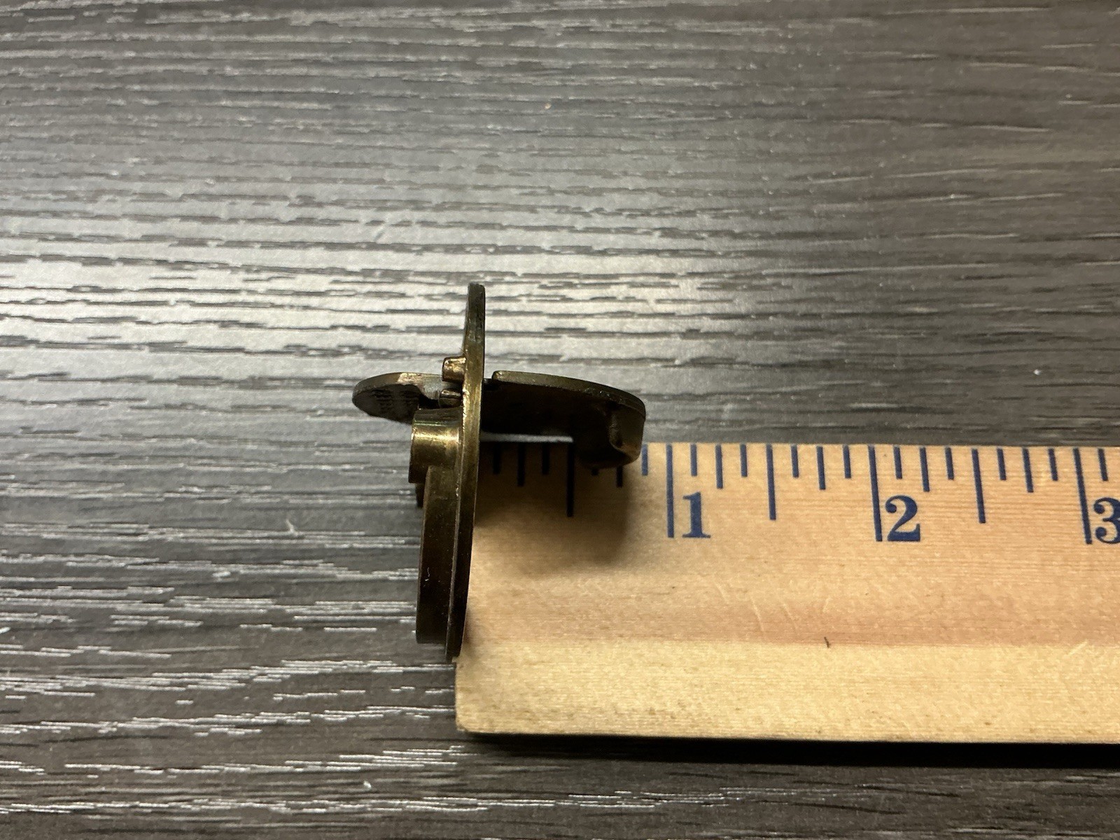 Vintage Keeler Brass Co N10120 Campaign FLIP OUT FINGER Drawer Pull 4 Avail (172